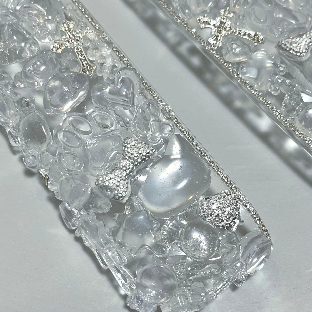 カニ　IQOSケースデコ　イルマデコ　透明　うるうる　氷　2点まとめ買い