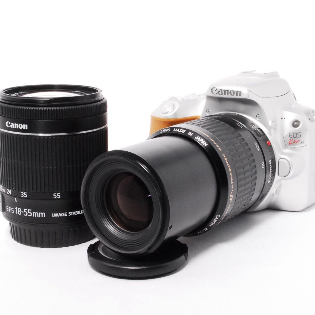 付属品多数◆Canon Kiss X9 ◆高級STMレンズセット◆一眼レフカメラ