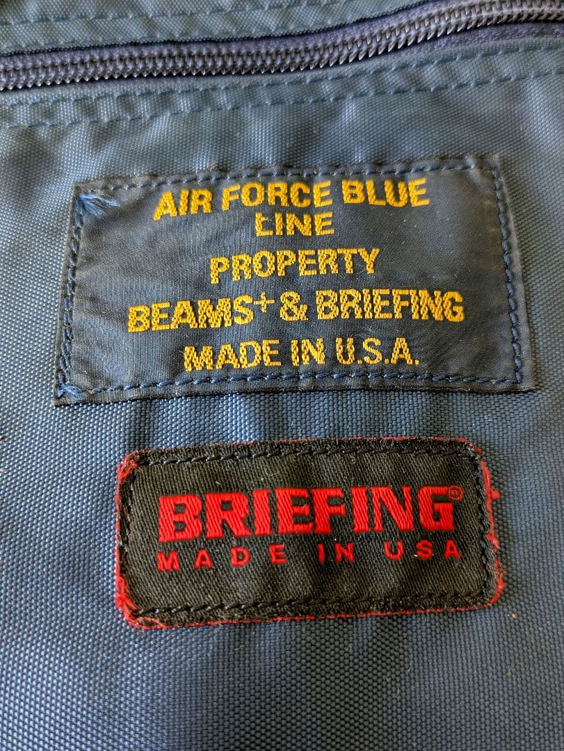 BRIEFING＆BEAMS 3wayAIR FORCE BLUE LINE