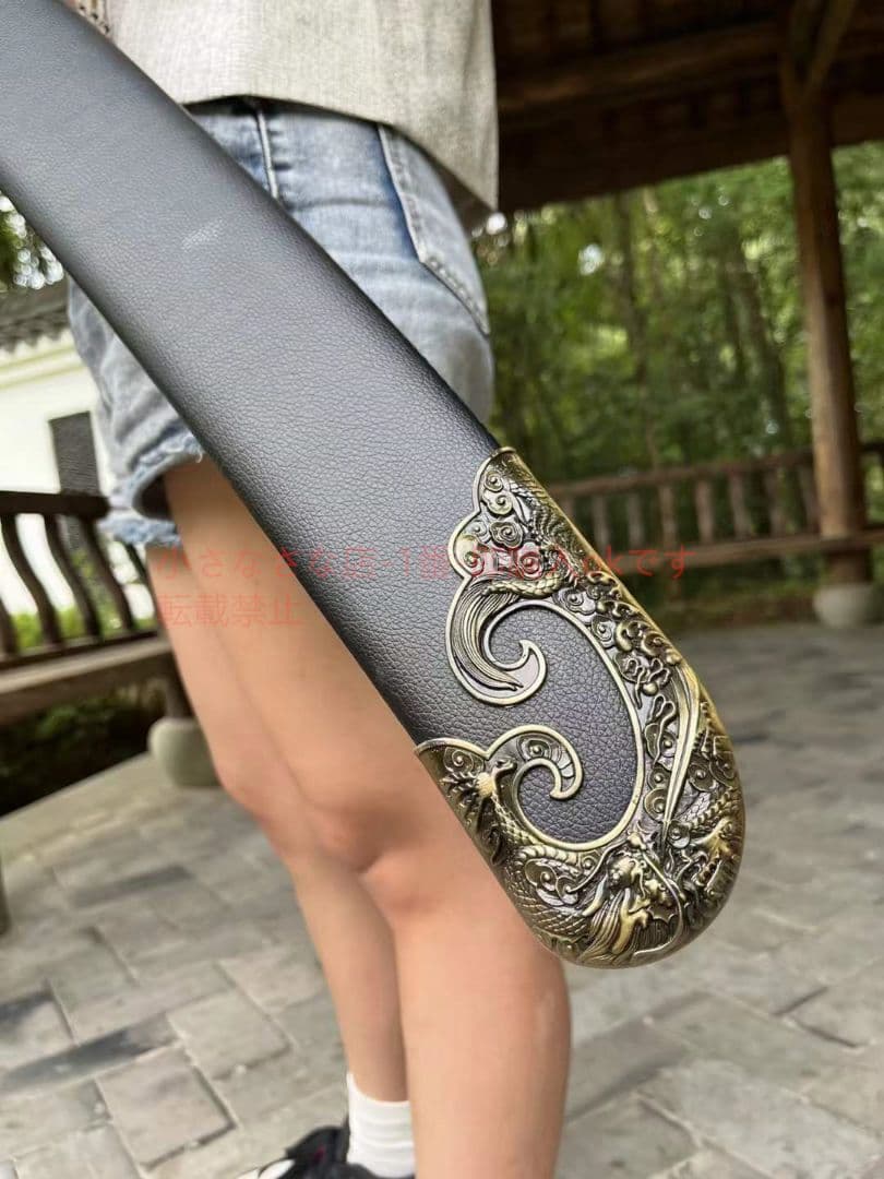 淵寒伝統牛尾刀（武術刀）古兵器 武具　刀装具　日本刀　模造刀 居合刀