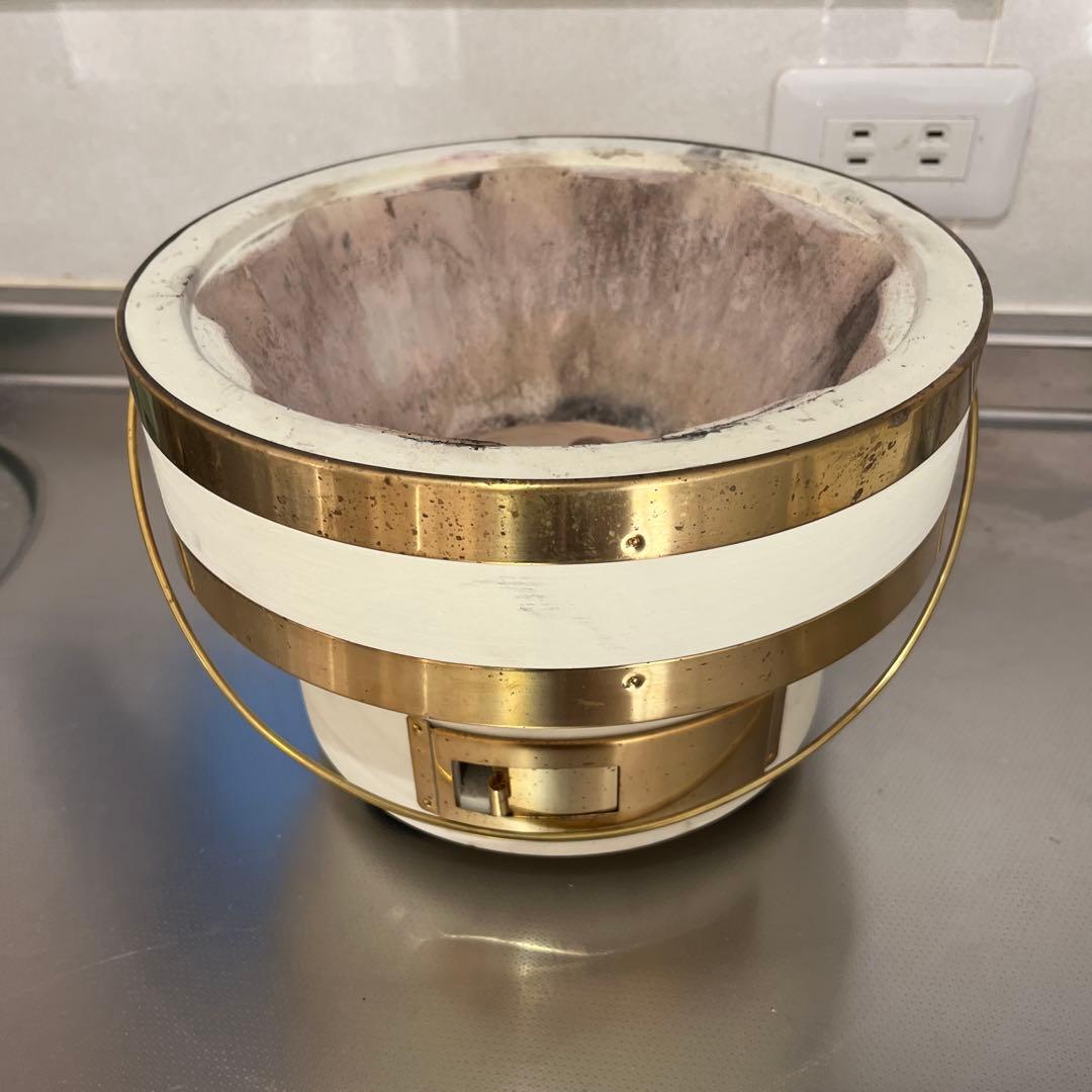 七輪本舗　白金アクセントの七輪　美品