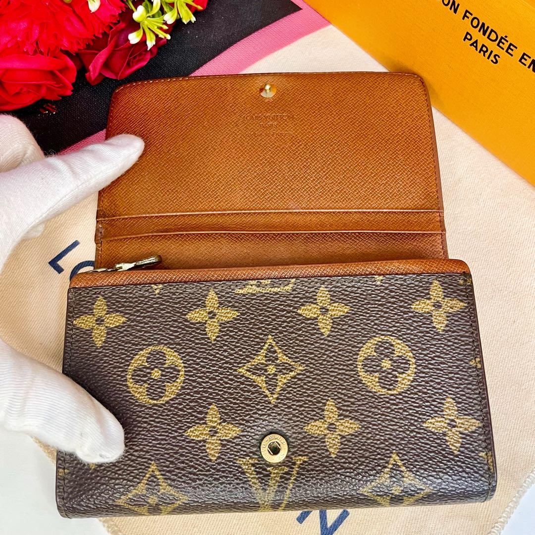 ✨超美品✨️ルイヴィトン モノグラム ポルトモネ ビエ トレゾール 二つ折り財布
