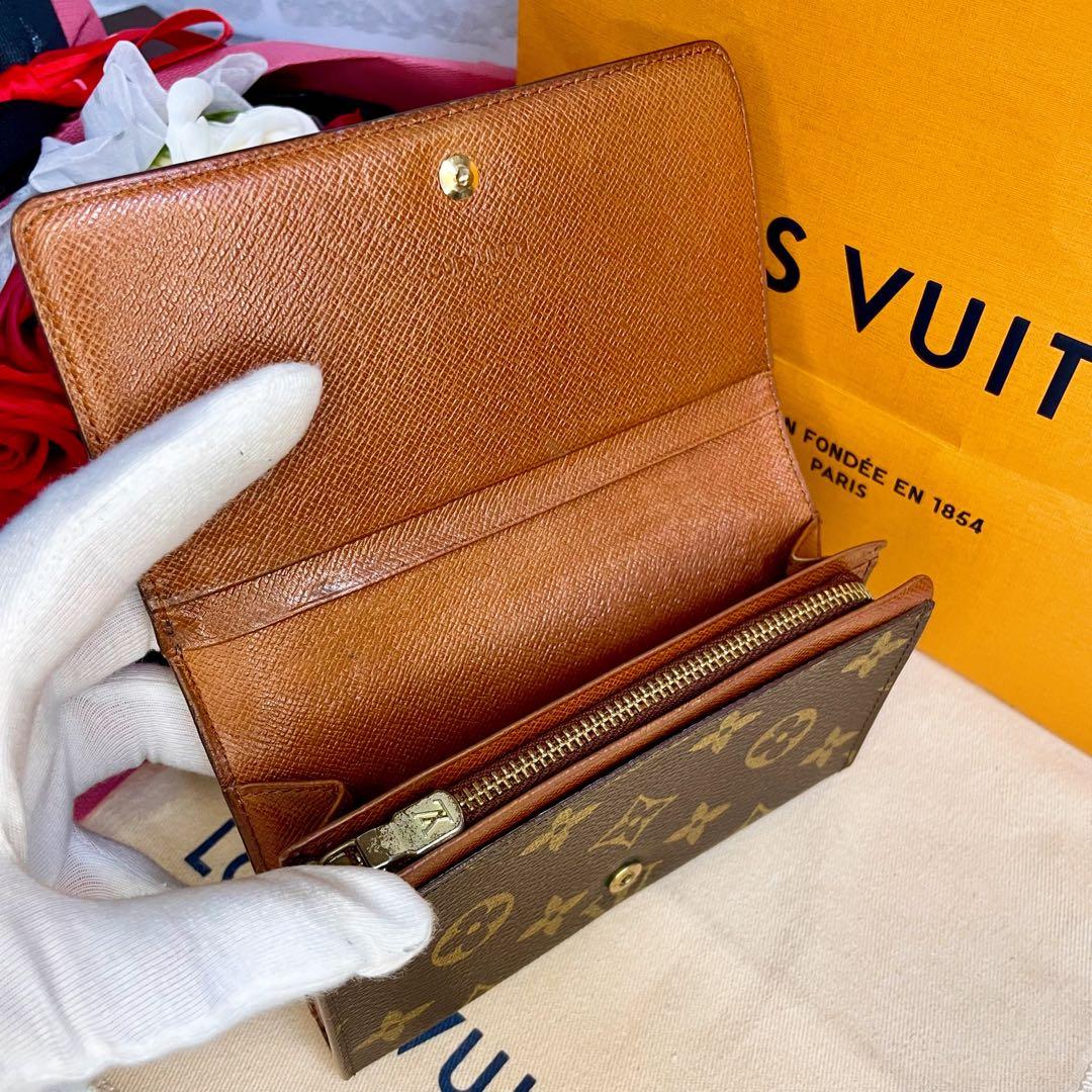 ✨超美品✨️ルイヴィトン モノグラム ポルトモネ ビエ トレゾール 二つ折り財布