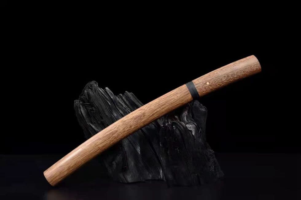 花梨木 小烏丸 肋差 短刀 武具　刀装具　日本刀　模造刀