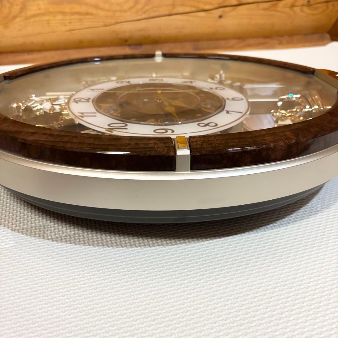 【廃盤品】SEIKO セイコー からくり 掛け時計 電波時計 30曲収録