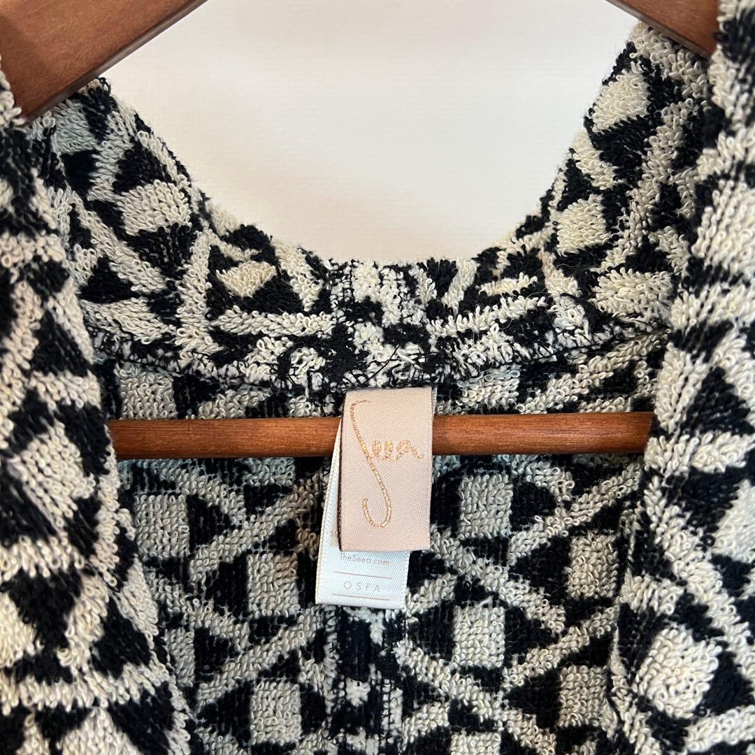 新品未使用　SEEA シーア　ポンチョ　タオルガウン