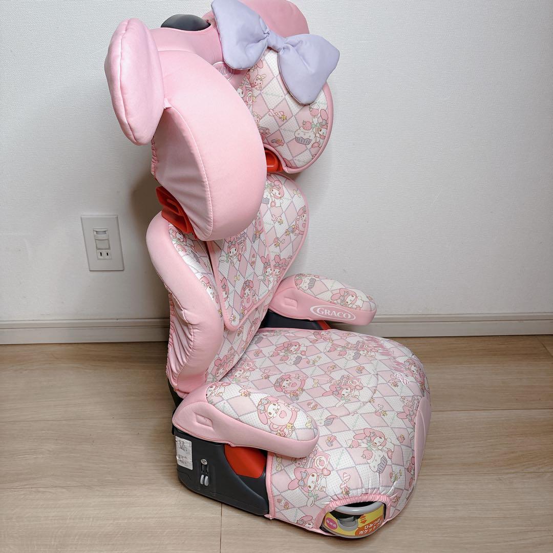 【美品】グレコ ジュニアシート ジュニアプラスDX マイメロディ GRACO
