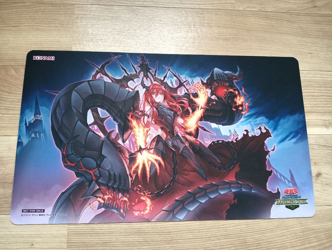 遊戯王 プレイマット 賜炎の咎姫 ランキングデュエル2023 3rd