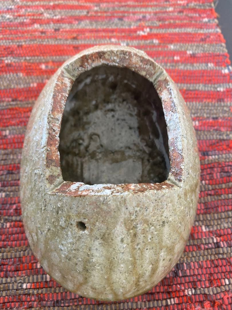 東直人　作　灰釉香炉　第32回伝統工芸陶芸部会展(平成16年度)