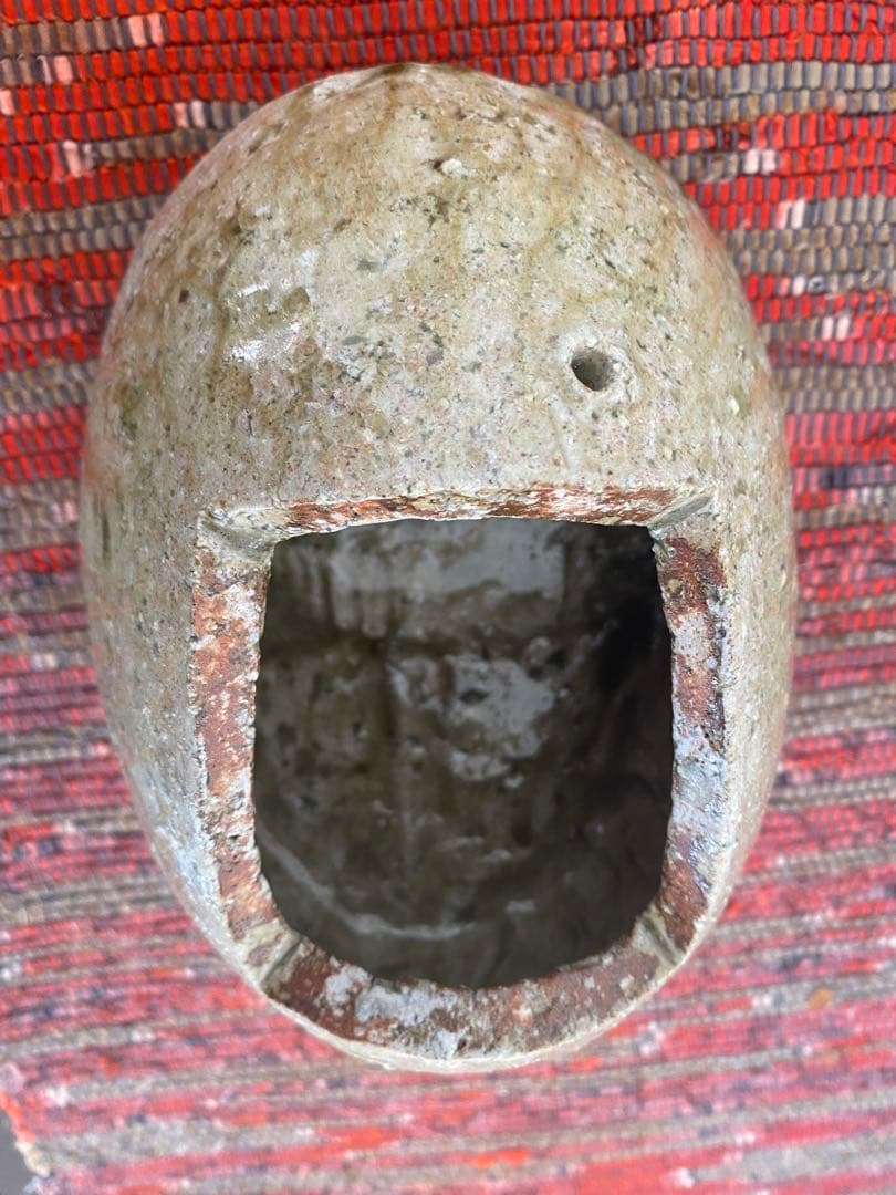 東直人　作　灰釉香炉　第32回伝統工芸陶芸部会展(平成16年度)