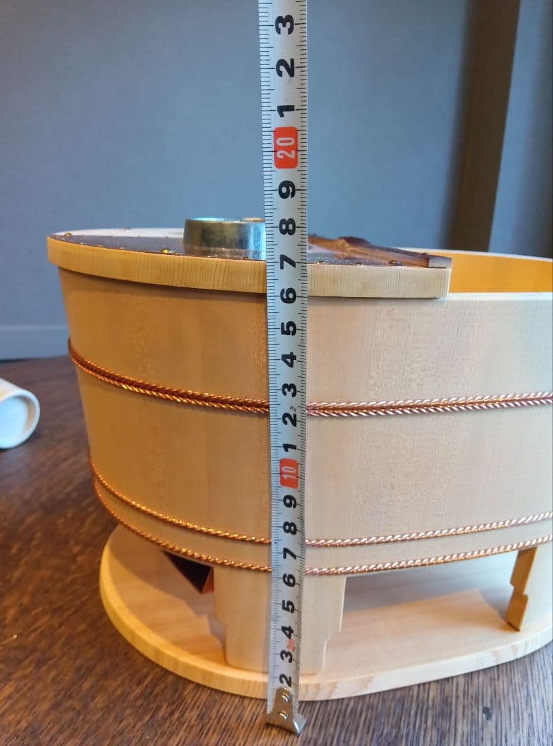 京都　たる源　湯豆腐桶　未使用品　工芸　木工　レトロ