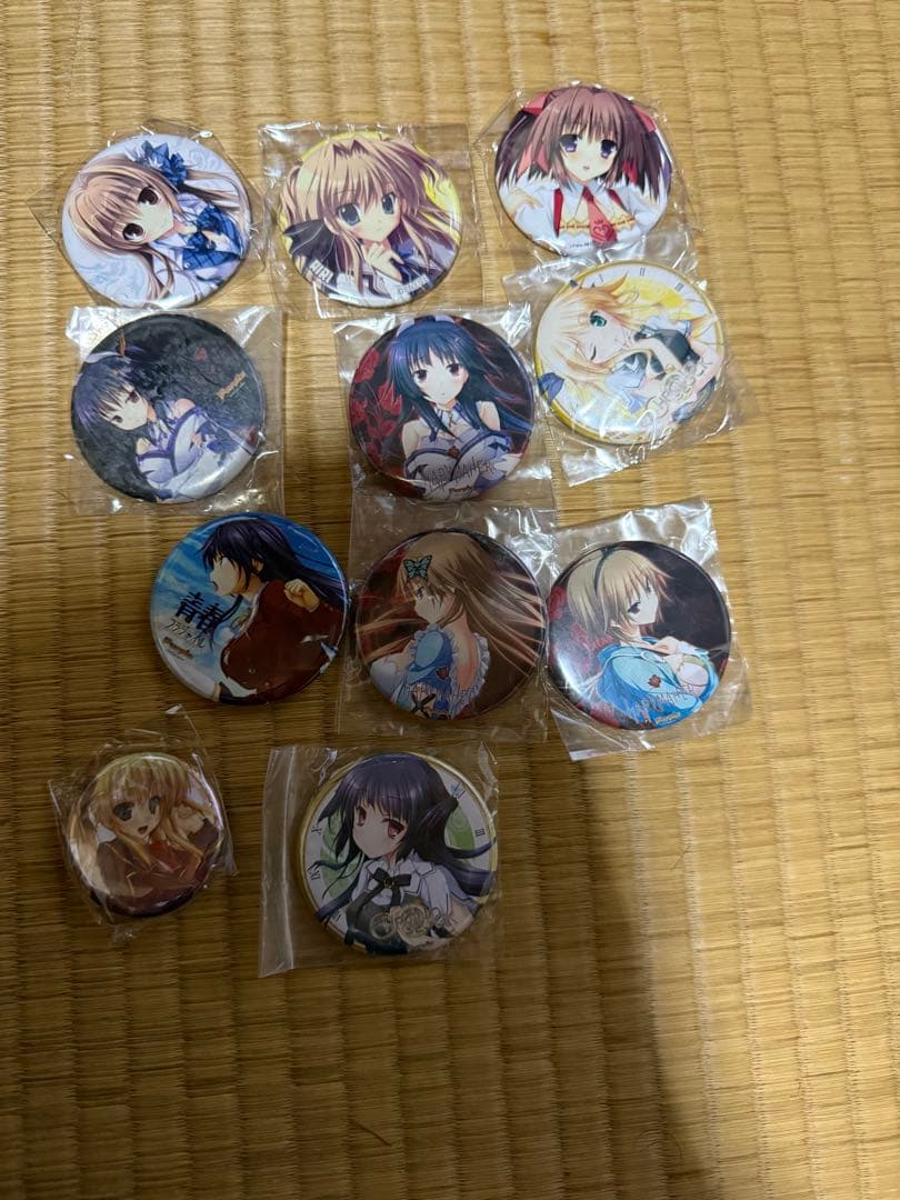 参考用　パープルとか　缶バッジ