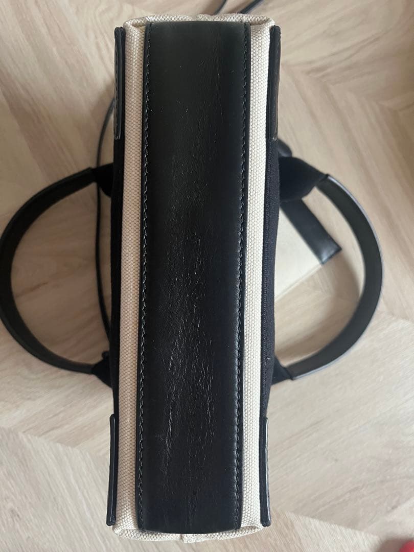 バレンシアガ　ネイビーカバス　2way キャンバスバッグ