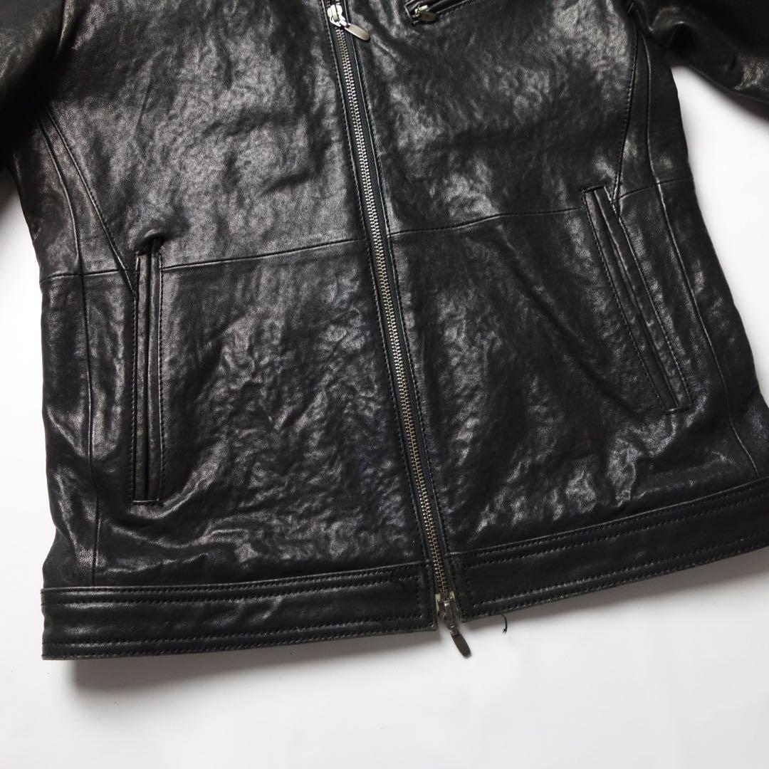 ジャケット・アウター 00s COMME CA MEN Fur Leather Riders JKT