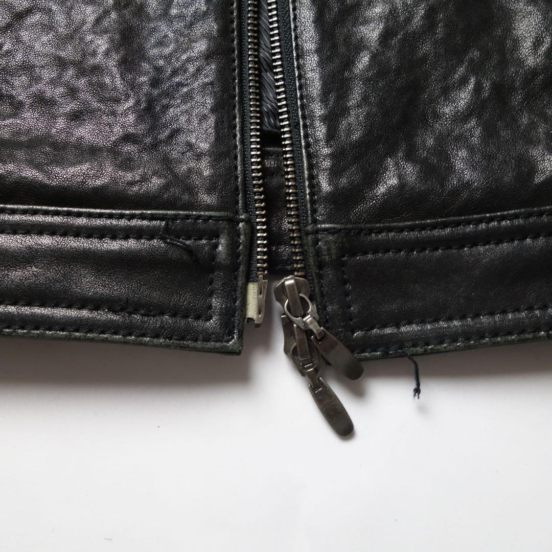 ジャケット・アウター 00s COMME CA MEN Fur Leather Riders JKT