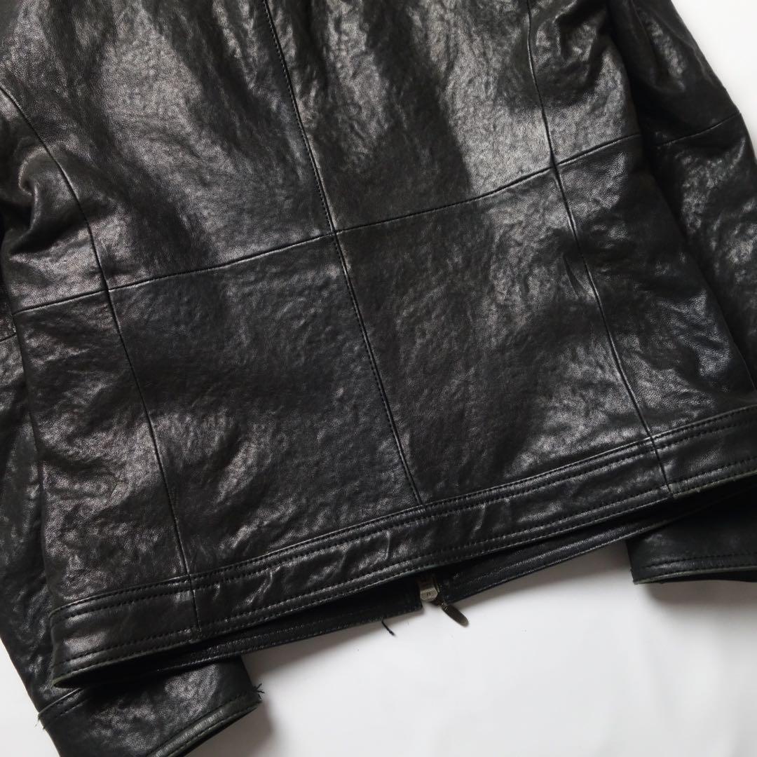 ジャケット・アウター 00s COMME CA MEN Fur Leather Riders JKT