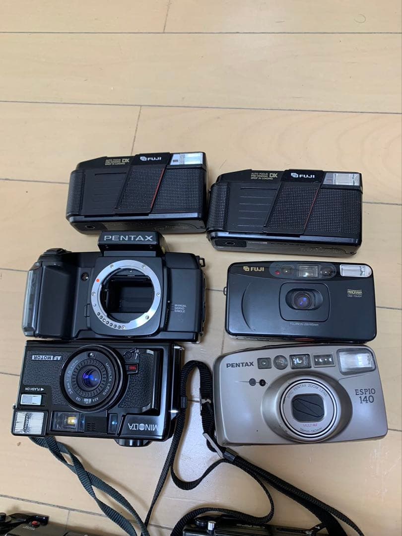 コンパクトフィルムカメラセット「&ジャンク品詳細は不明です/動作未確認）28台