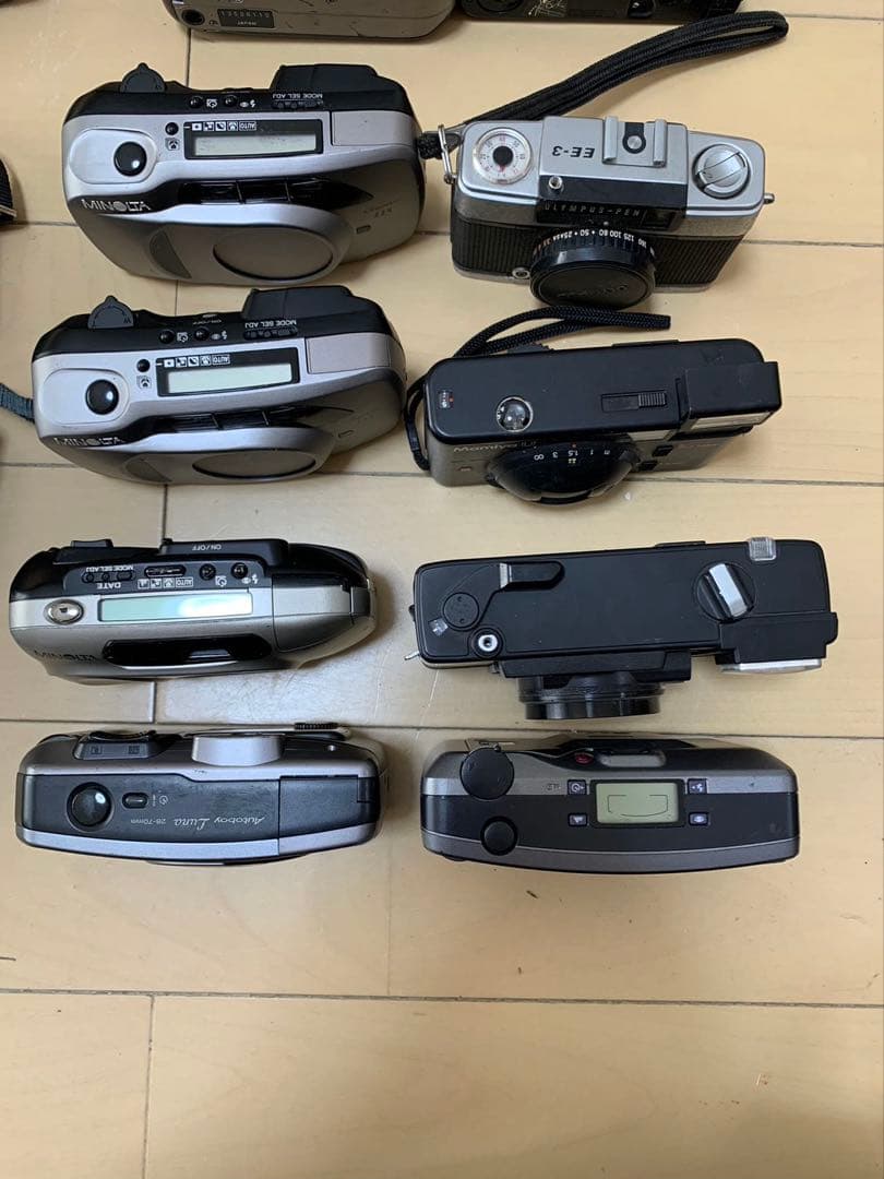 コンパクトフィルムカメラセット「&ジャンク品詳細は不明です/動作未確認）28台