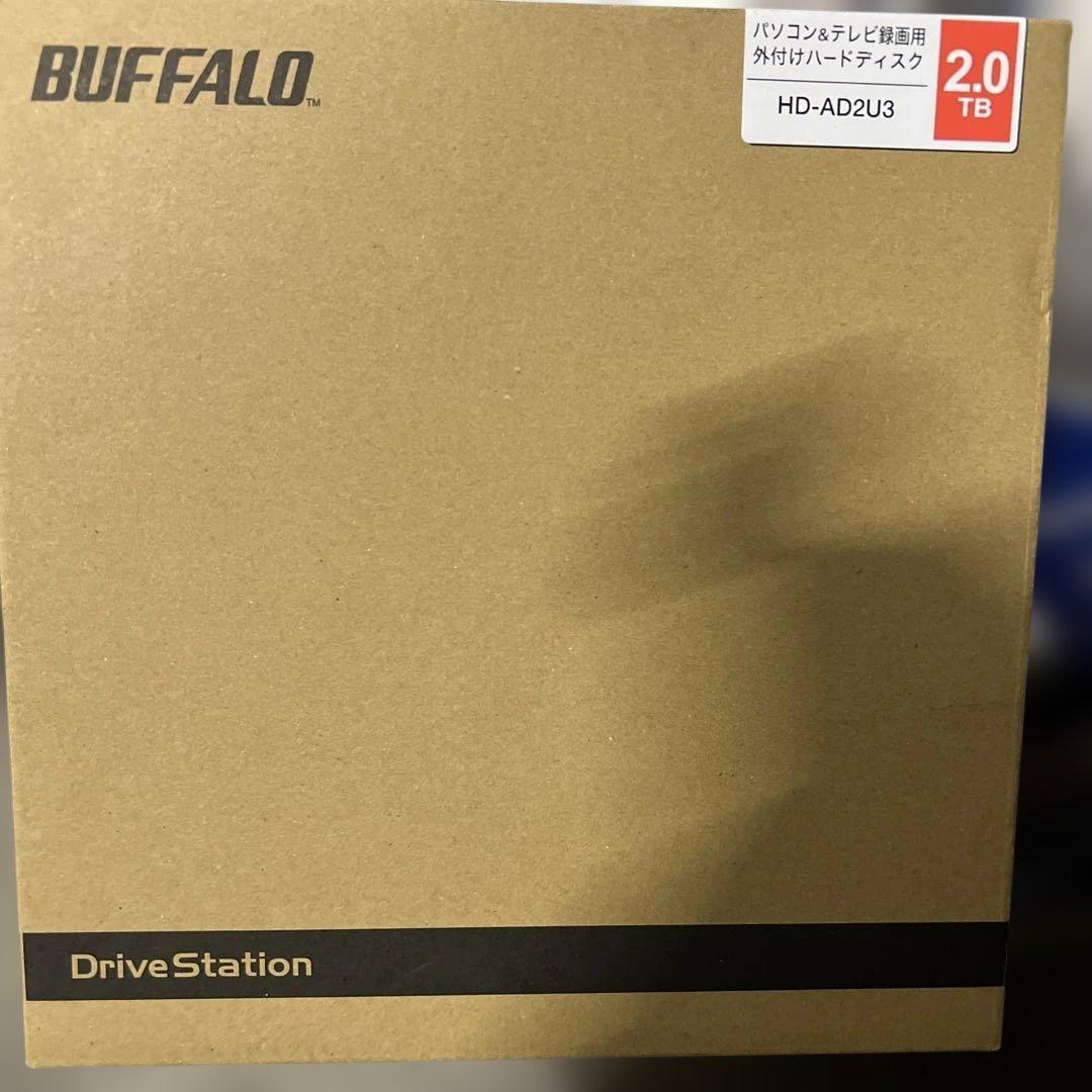 BUFFALO 外付けハードディスク 2TB HD-AD2U3
