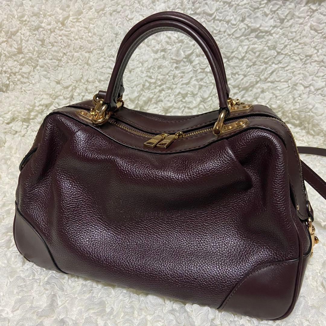 COACH レーン サッチェル 2way ハンドバッグ