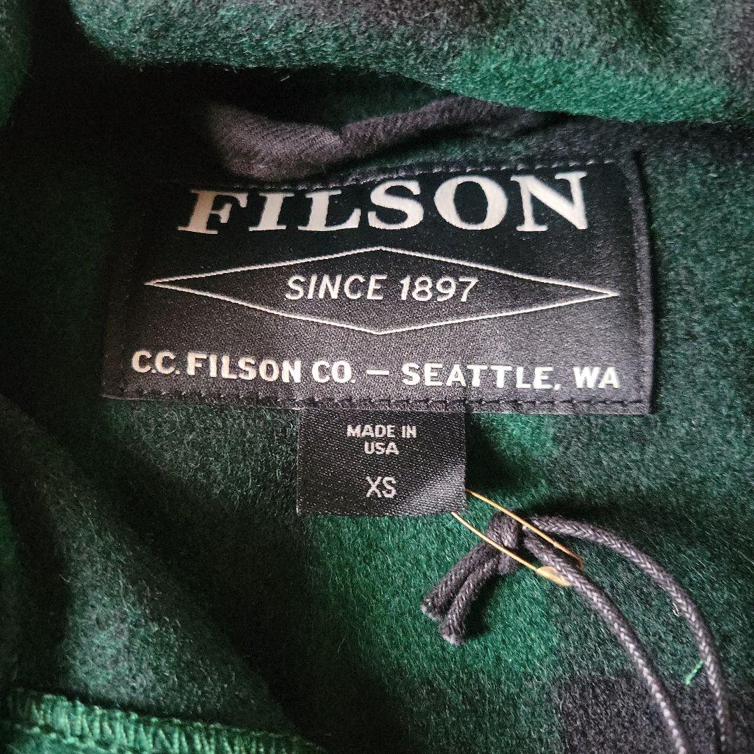 FILSON Mackinaw Cruiser XS グリーン/ブラックチェック