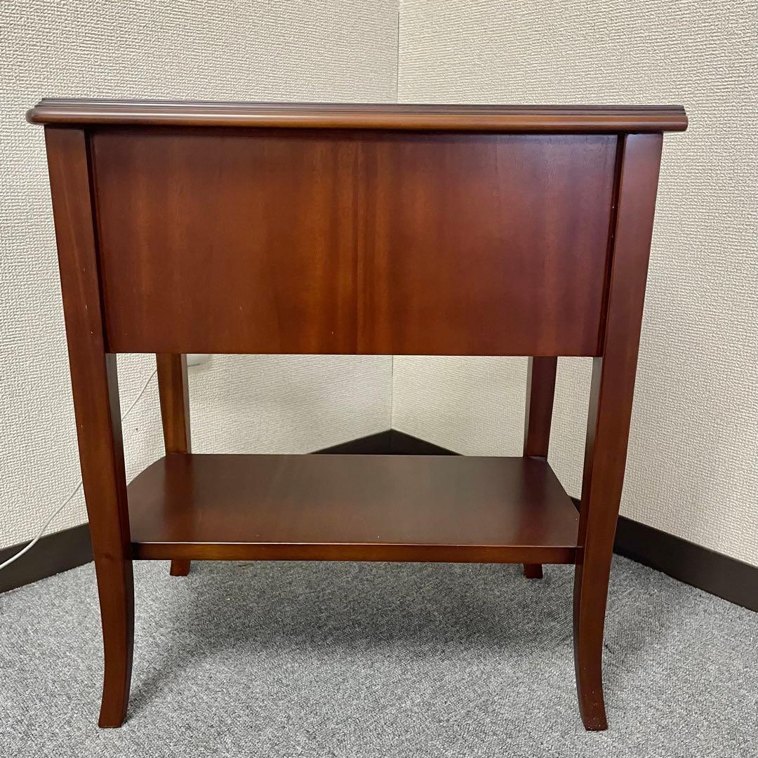 【良品】Venezia サイドテーブル 引出し付 クラシック調