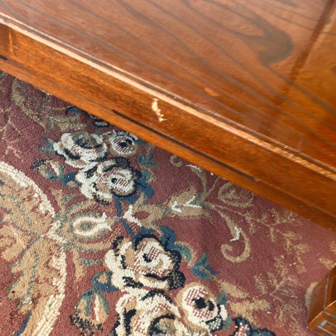 昭和レトロ 古家具 木製テーブル 大型座卓 センターテーブル ローテーブル