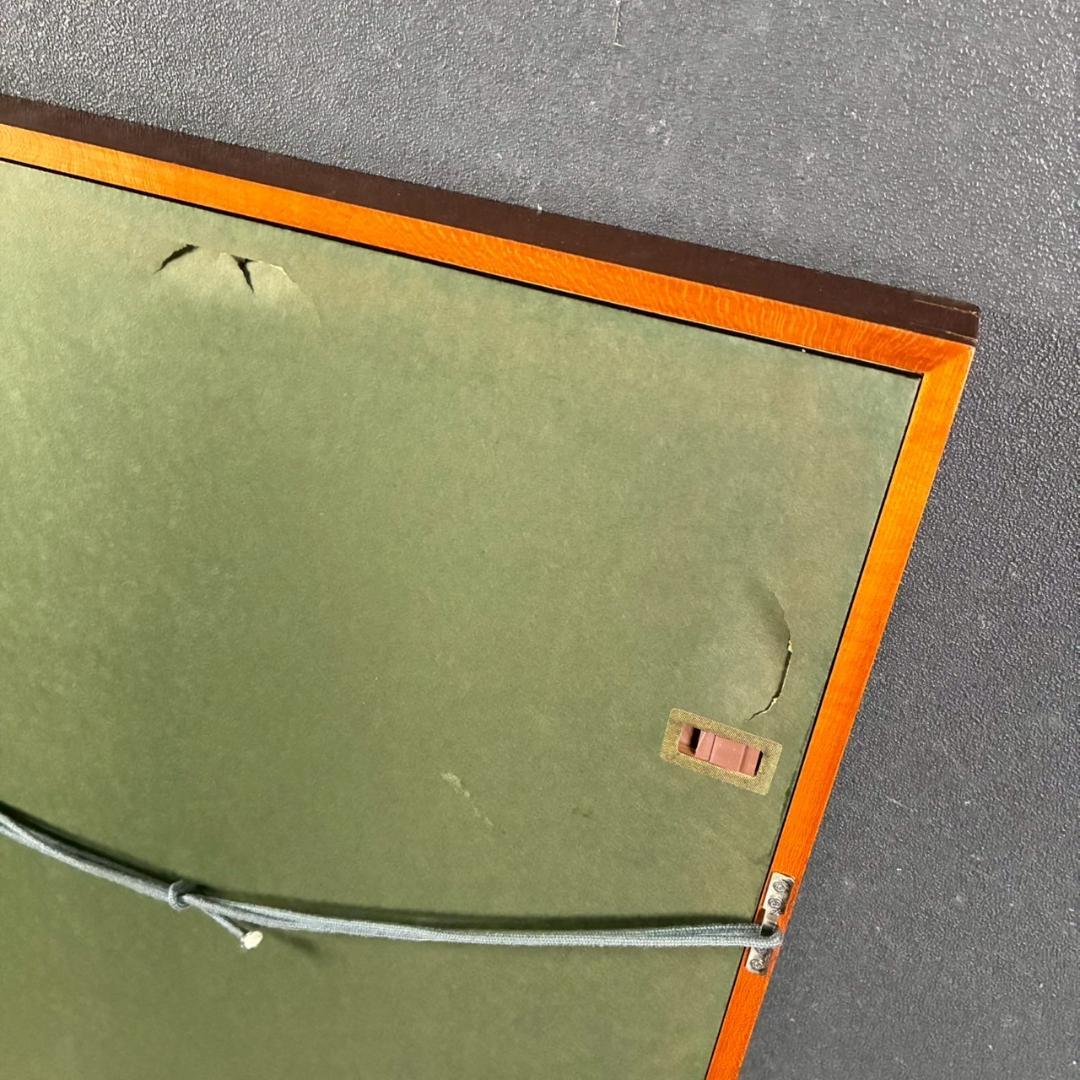 美品 橋本明治「桜」手摺木版画 ささき版画工芸 版元永井画廊 刷り込みサイン入