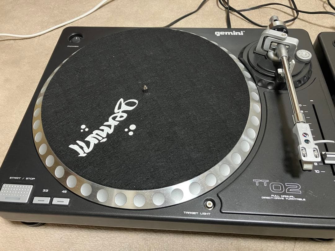 ジェミニ　gemini TT02 ターンテーブル ２つ