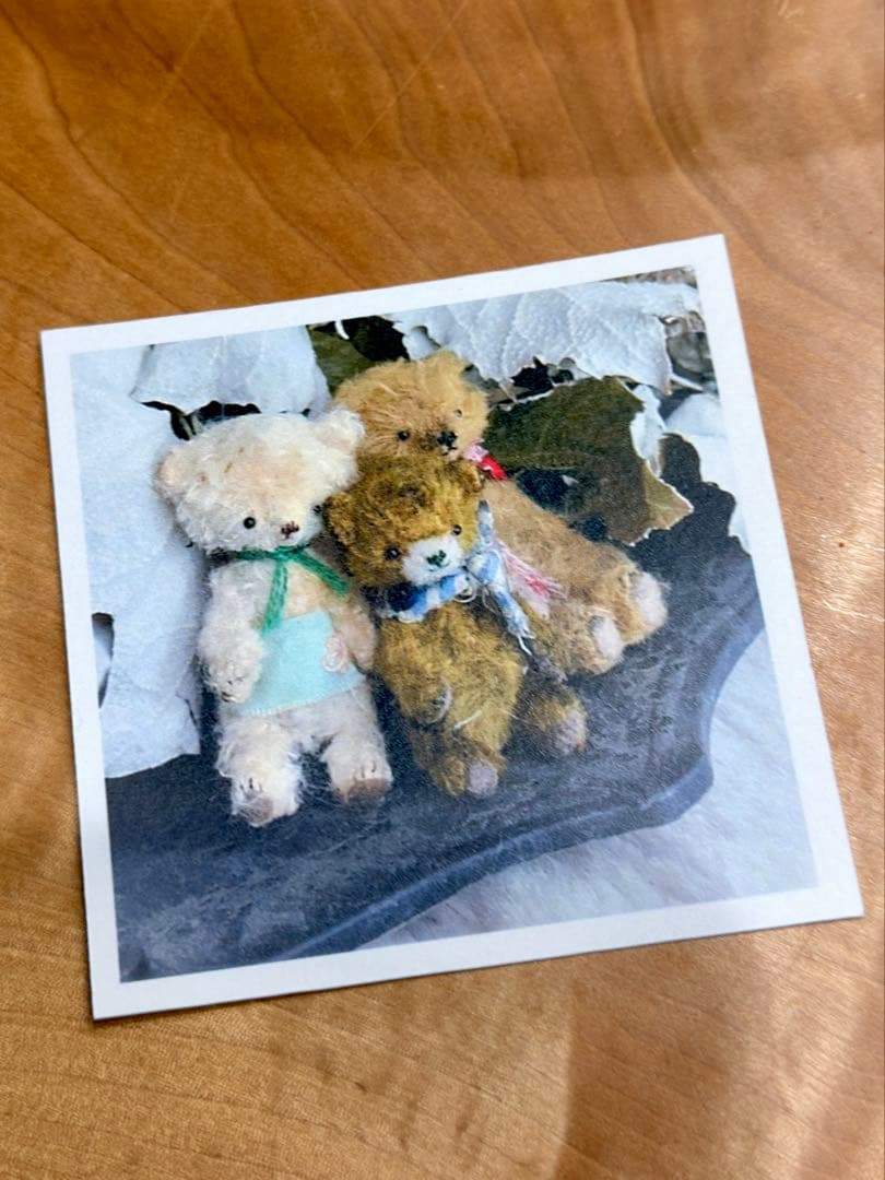 moriのえほん様　モデルのクマちゃん ミニチュア　ぬいぐるみ　テディベア