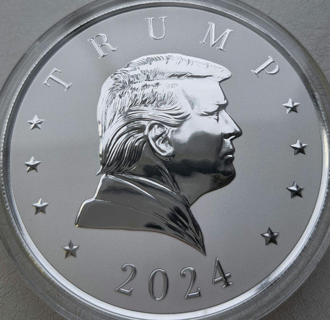 「ドナルド•J•トランプ大統領勲章」純銀5オンスメダル