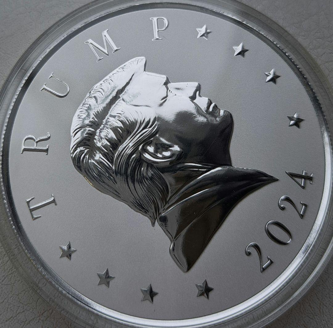 「ドナルド•J•トランプ大統領勲章」純銀5オンスメダル