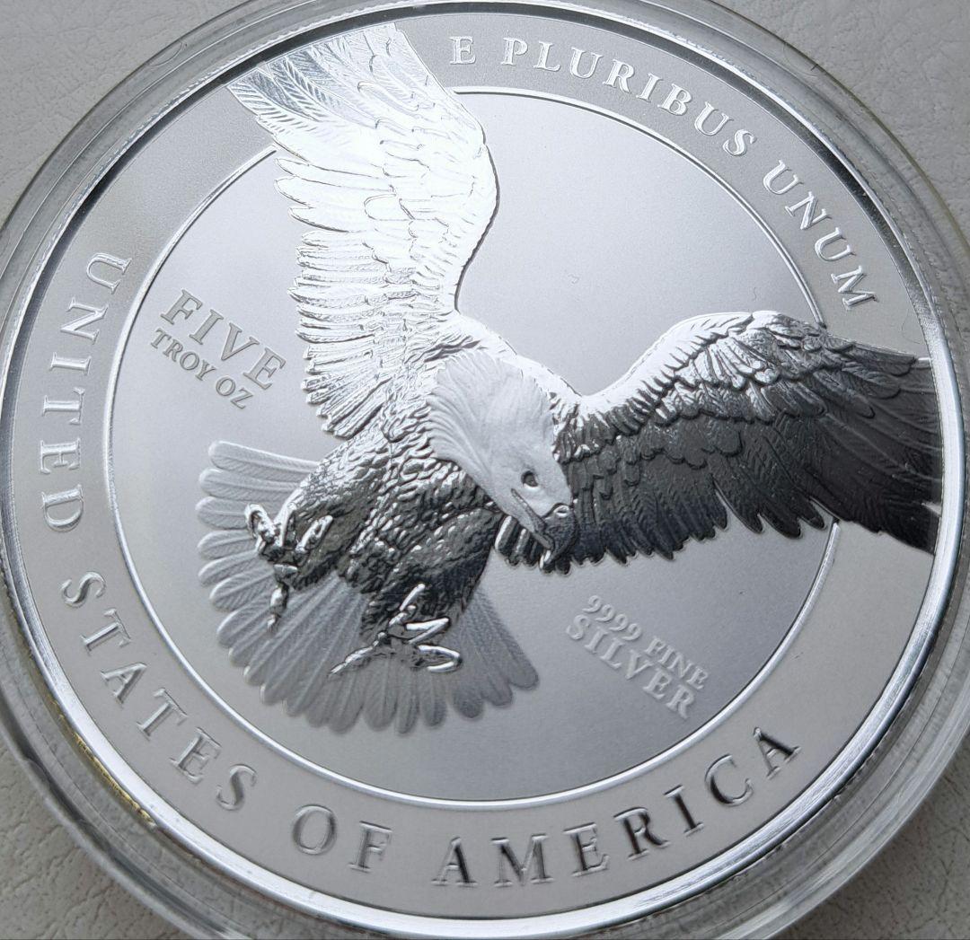 「ドナルド•J•トランプ大統領勲章」純銀5オンスメダル