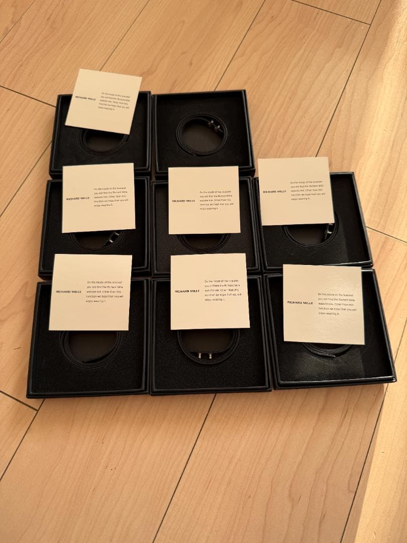 RICHARD MILLE リシャールミル レザーブレスレット 8個セット