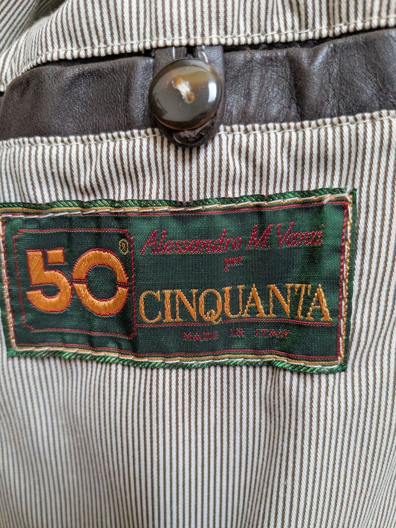 チンクアンタ　シングルライダースジャケット