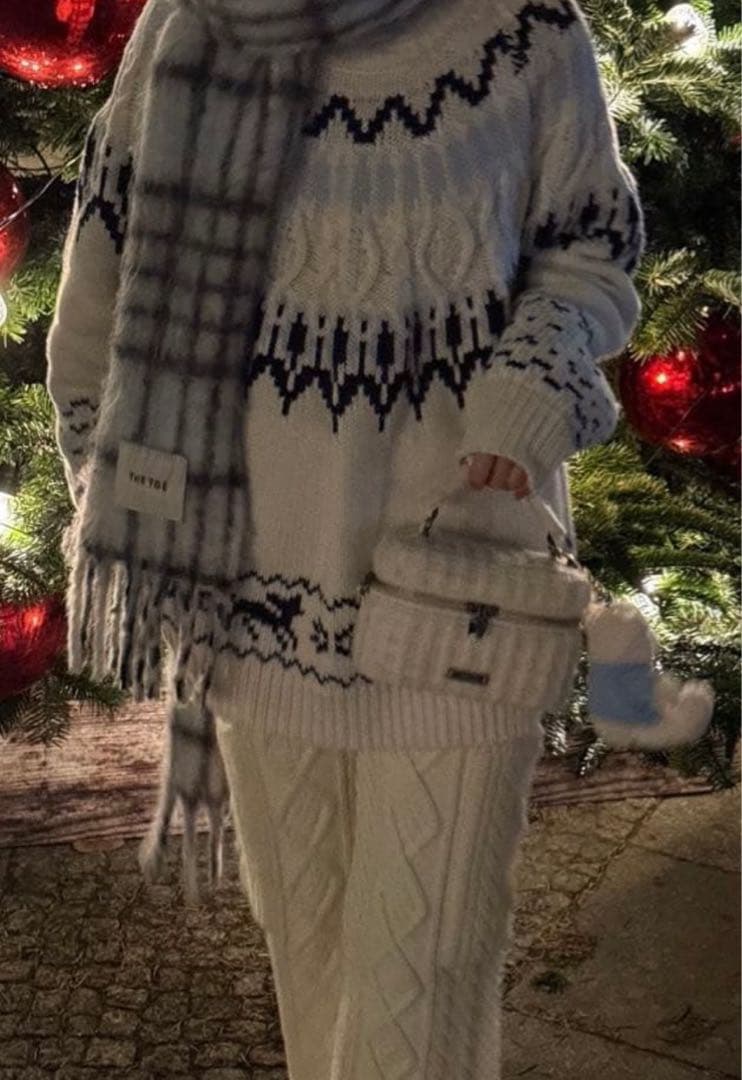 THETOE Hohe Vanity Bag バニティバッグ　アイボリー