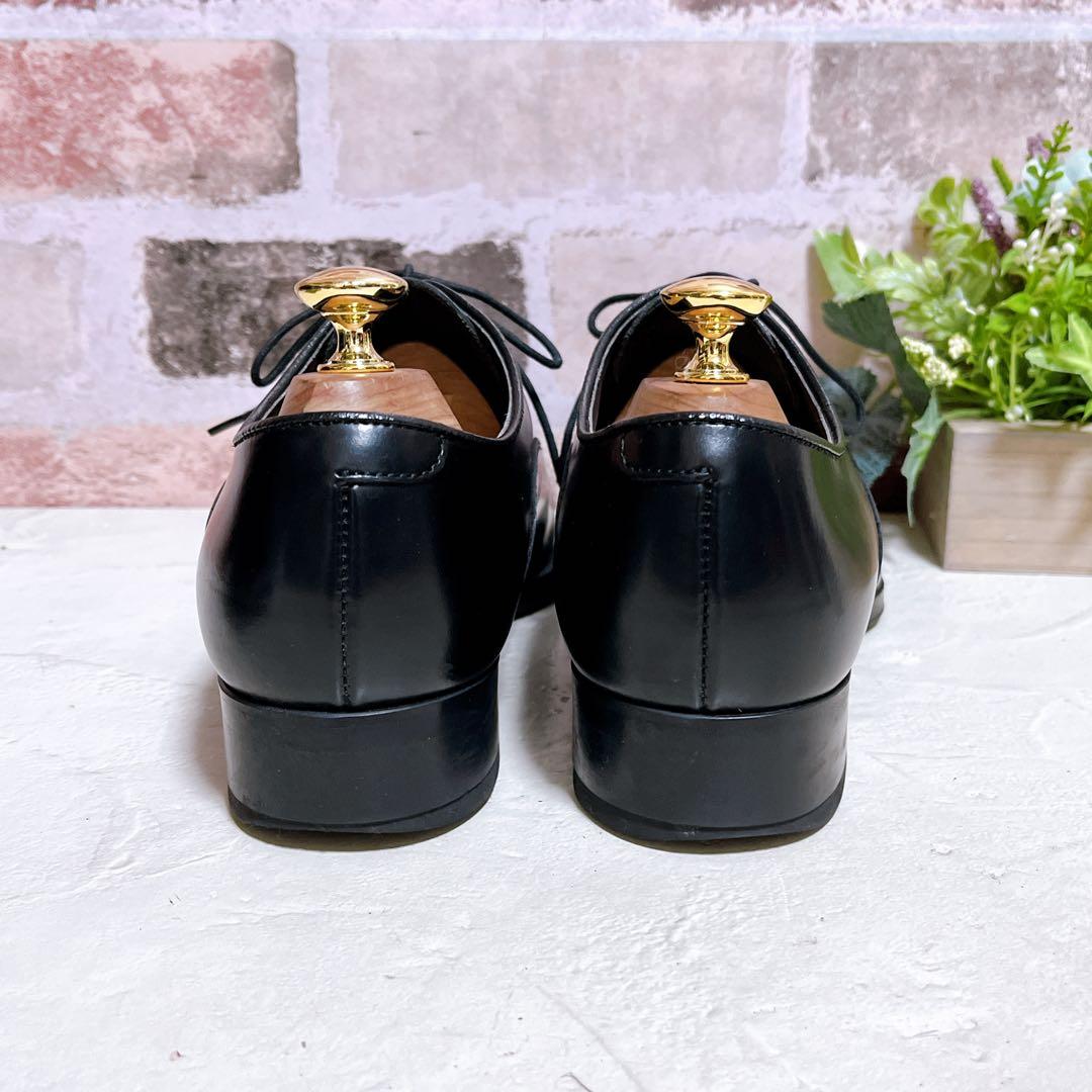 【REGAL リーガル】ドレスシューズ 革靴 キャップトゥ 黒 24.5 美品