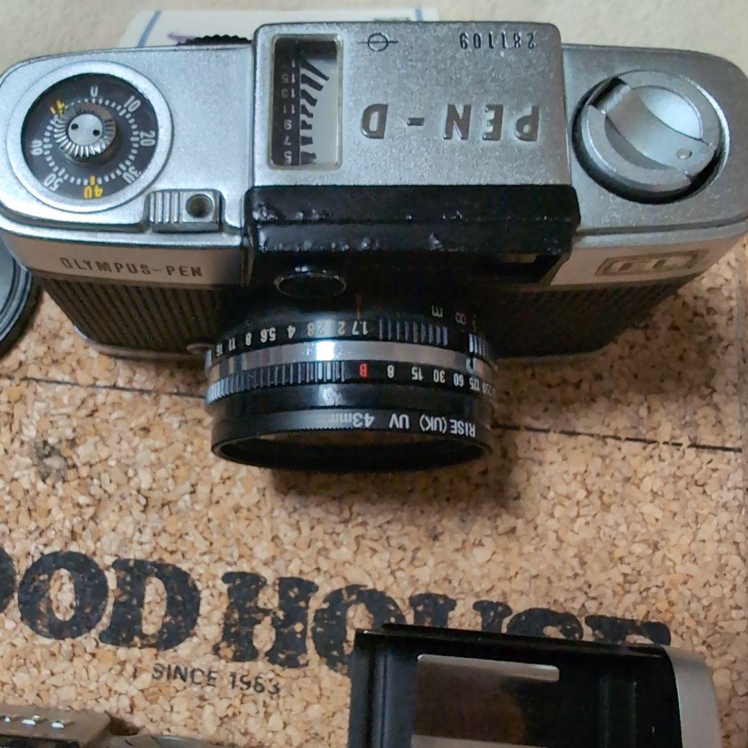 Olympus Pen D2 とD3フィルムカメラ取説付き