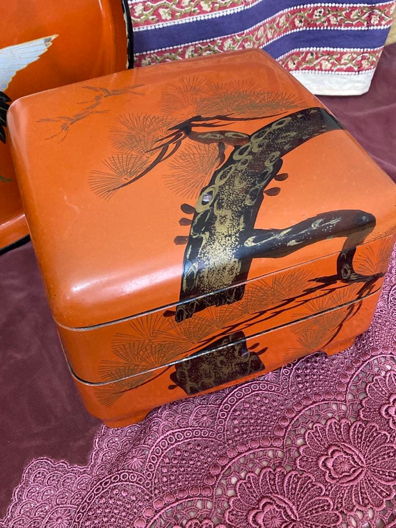 昭和アンティーク漆器8点セット