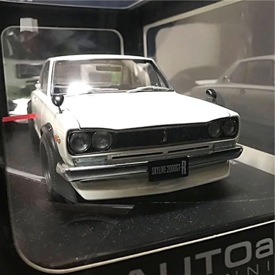 オートアート 1/18 GT-R KPGC10 ホワイト チューンドバージョン