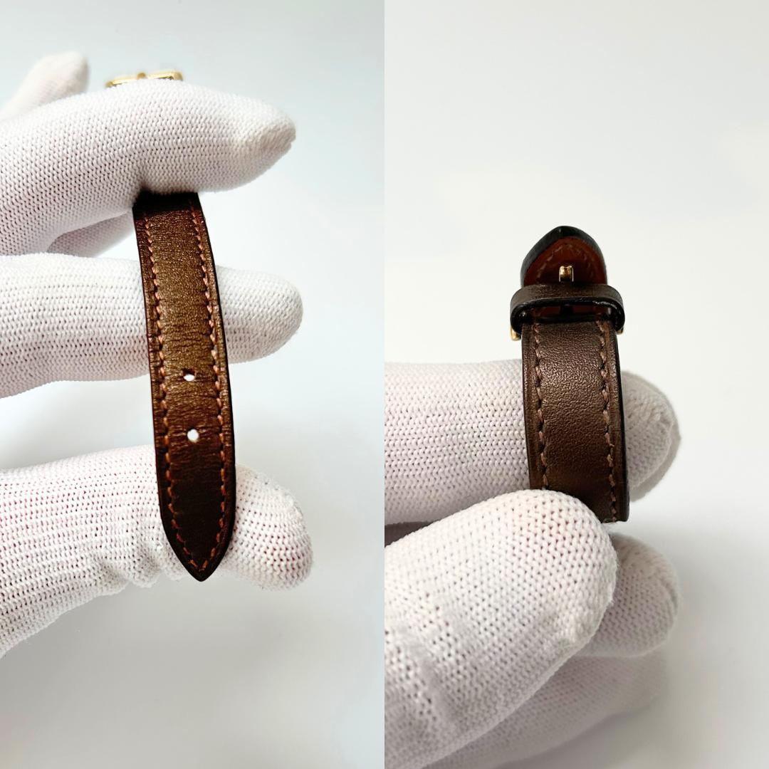 【HERMES】エルメス レザー ベルトモチーフ スカーフリング スカーフ留め