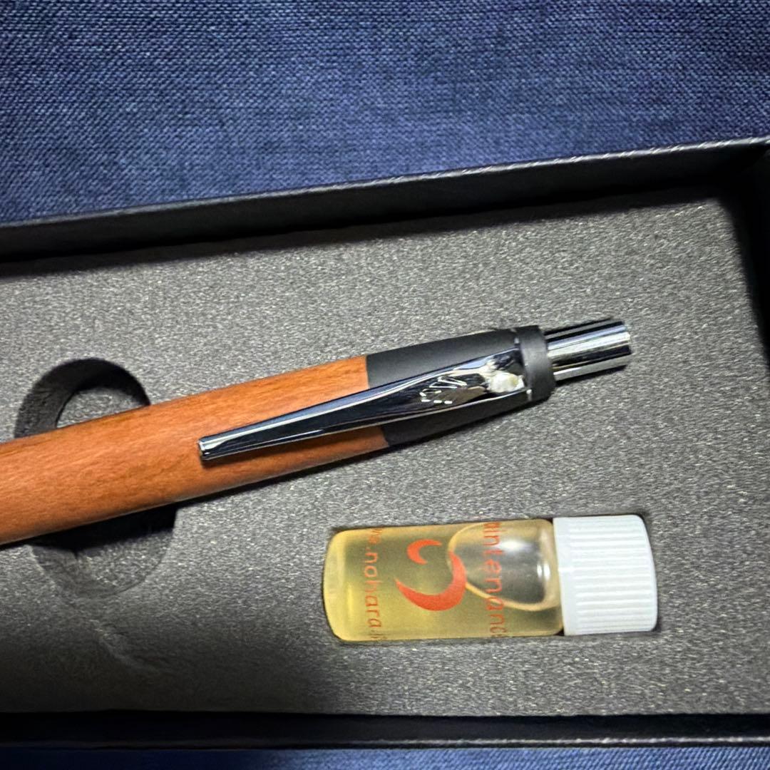 野原工芸 棗 ボールペン スタンダード シルバー SANZOクリップ なつめ