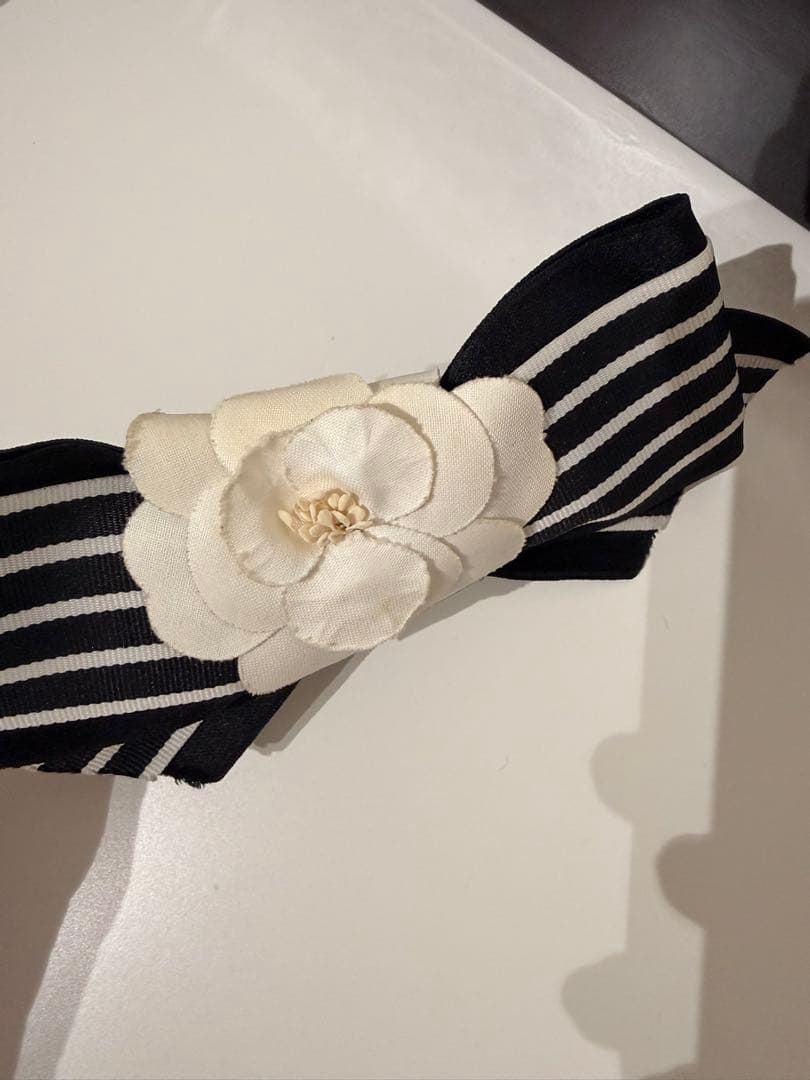 Chanel シャネル カメリア リボン ブローチ ヘアバレッタ セット