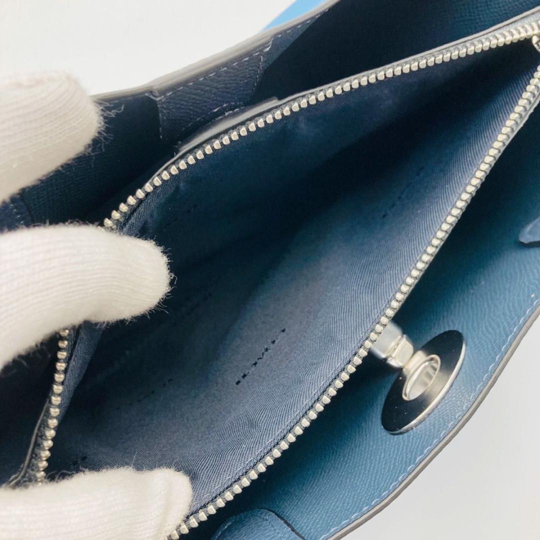 COACH ウィロウ バケット 2way ショルダー レザー ターンロック