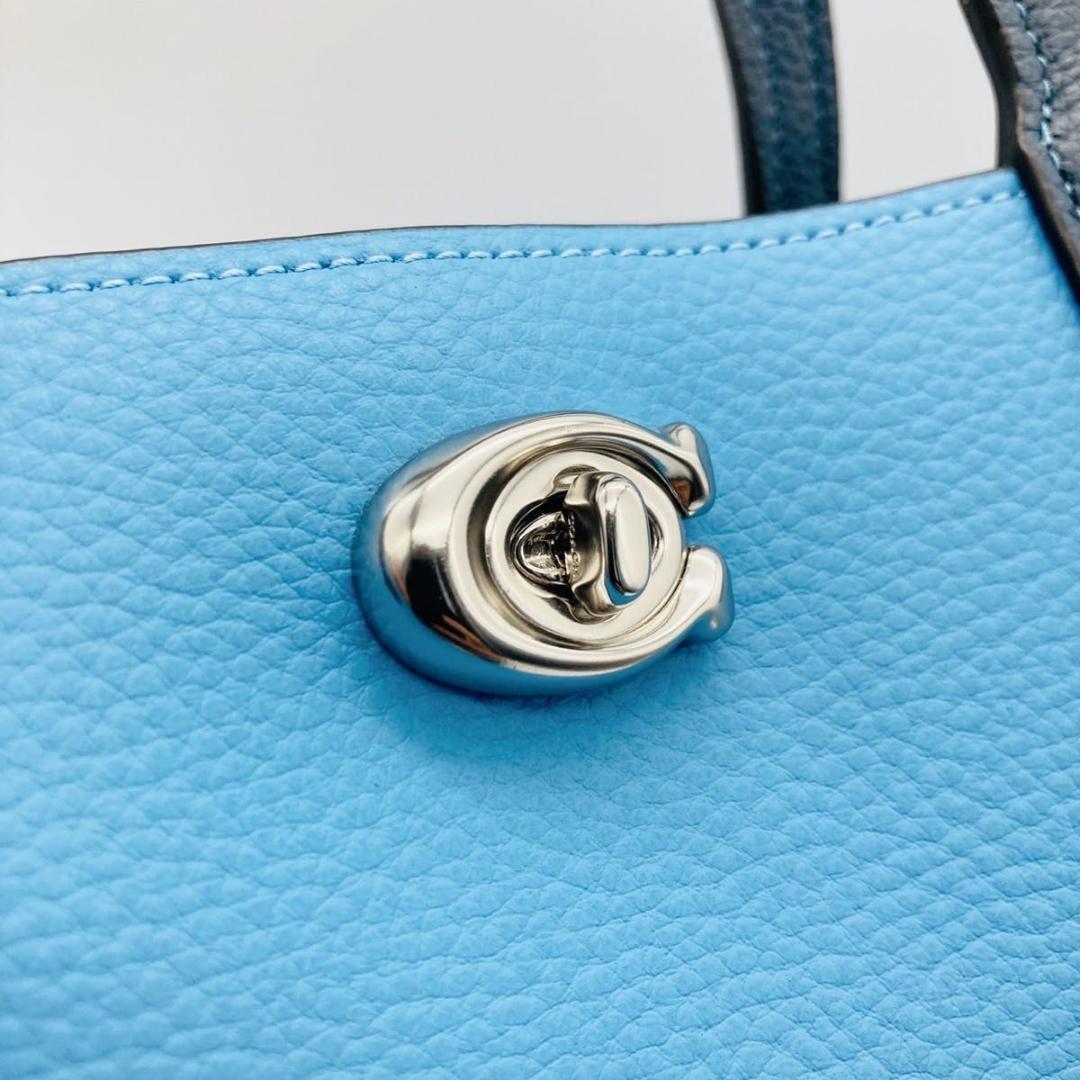COACH ウィロウ バケット 2way ショルダー レザー ターンロック