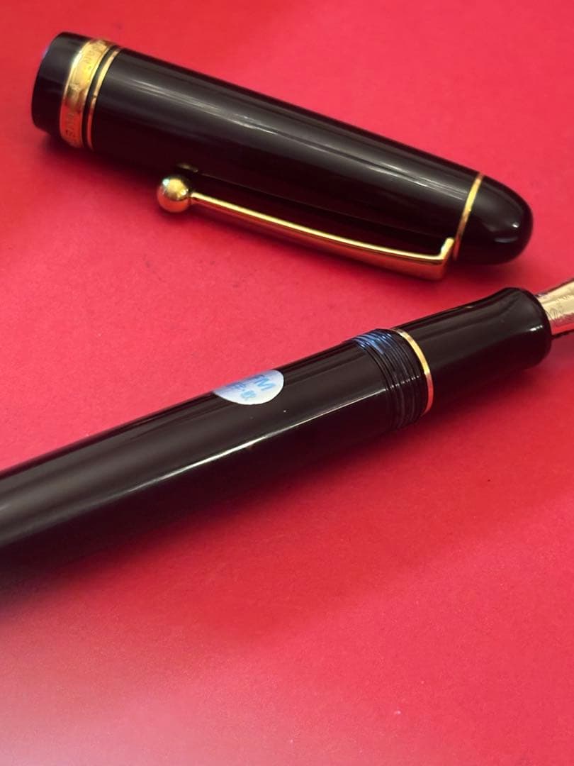 美品 PILOT万年筆 パイロットカスタム74（SFM） 中細字 ペン先14K