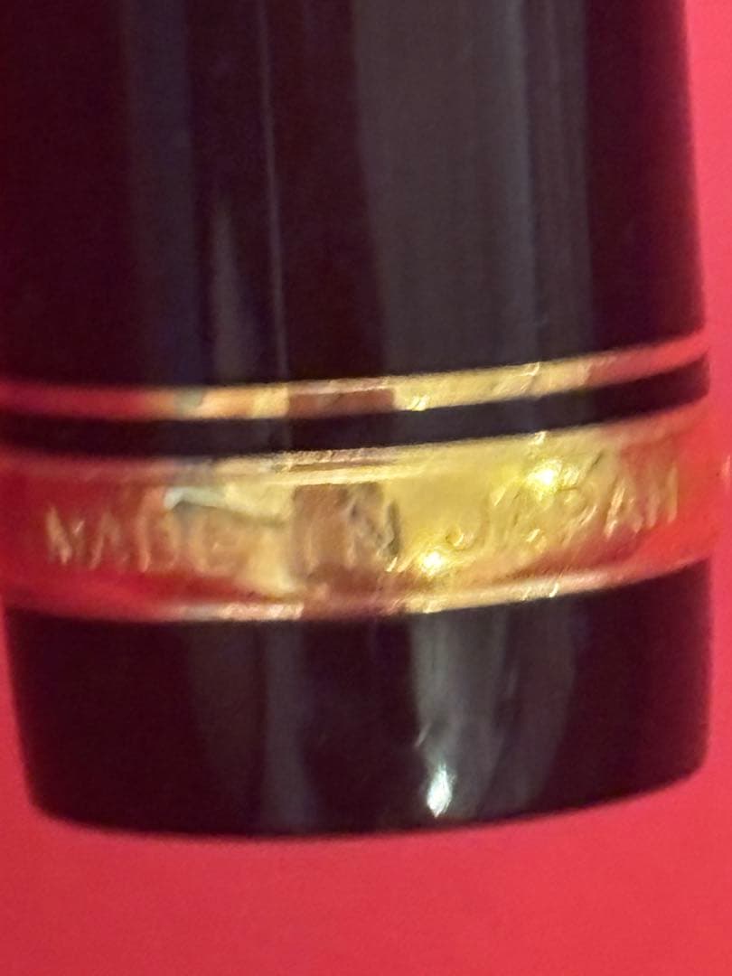 美品 PILOT万年筆 パイロットカスタム74（SFM） 中細字 ペン先14K