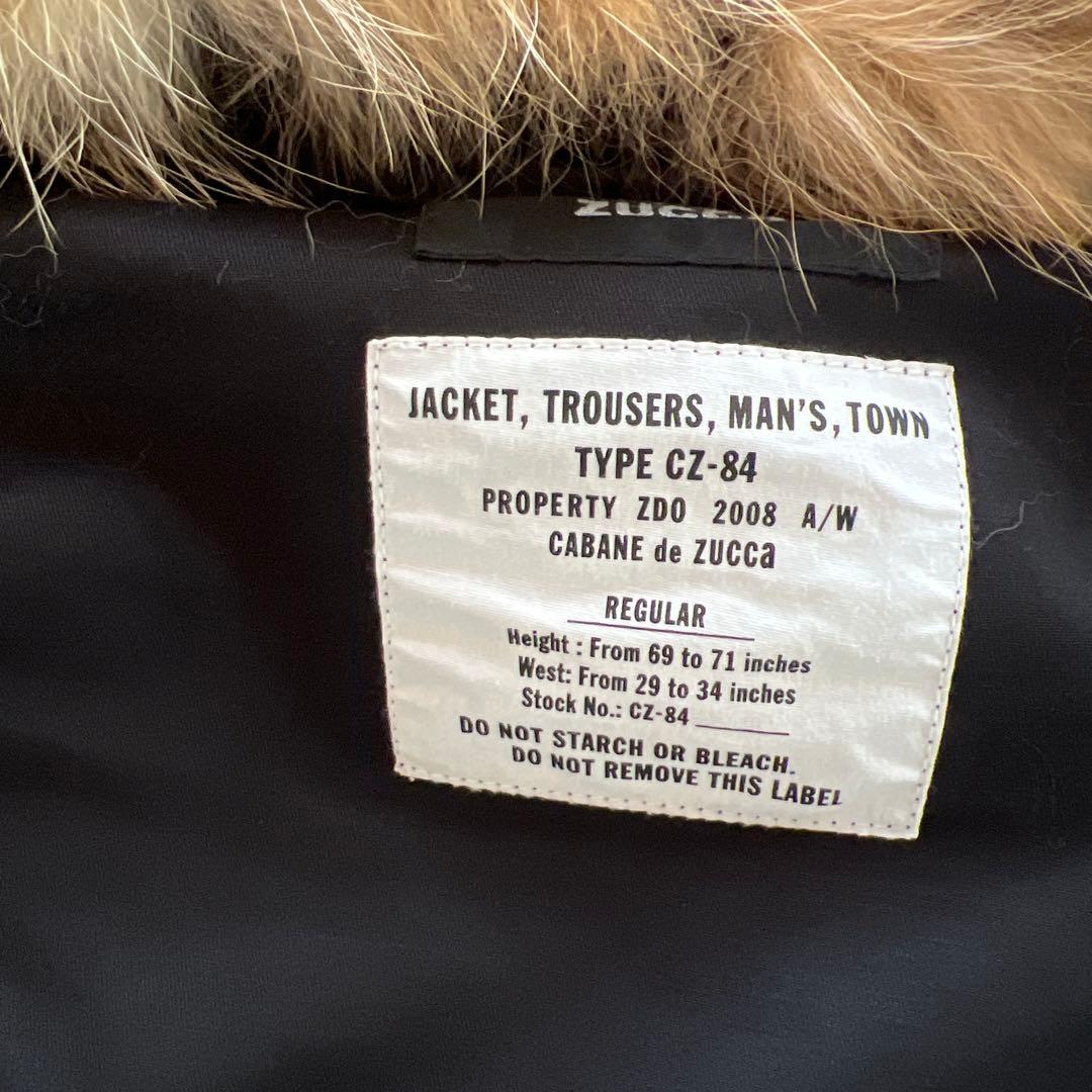 CABANE de zucca ファー付きブルゾン