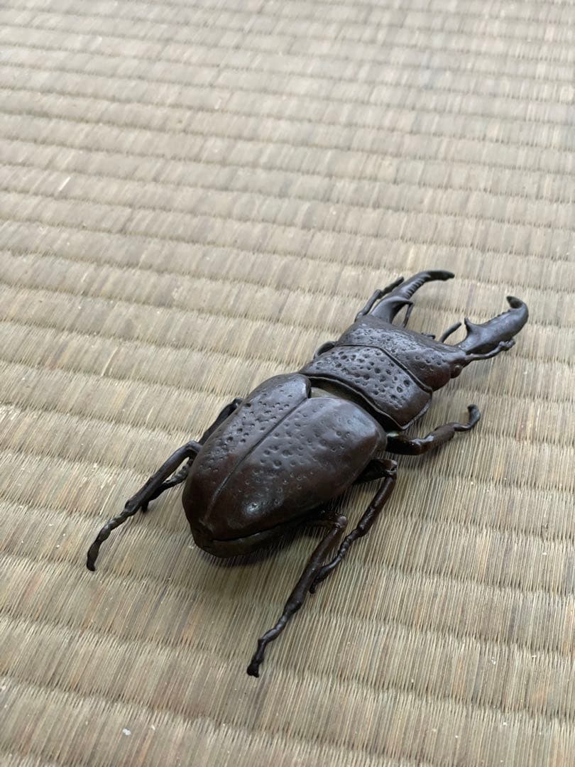 銅製　鍬形　金属工芸品