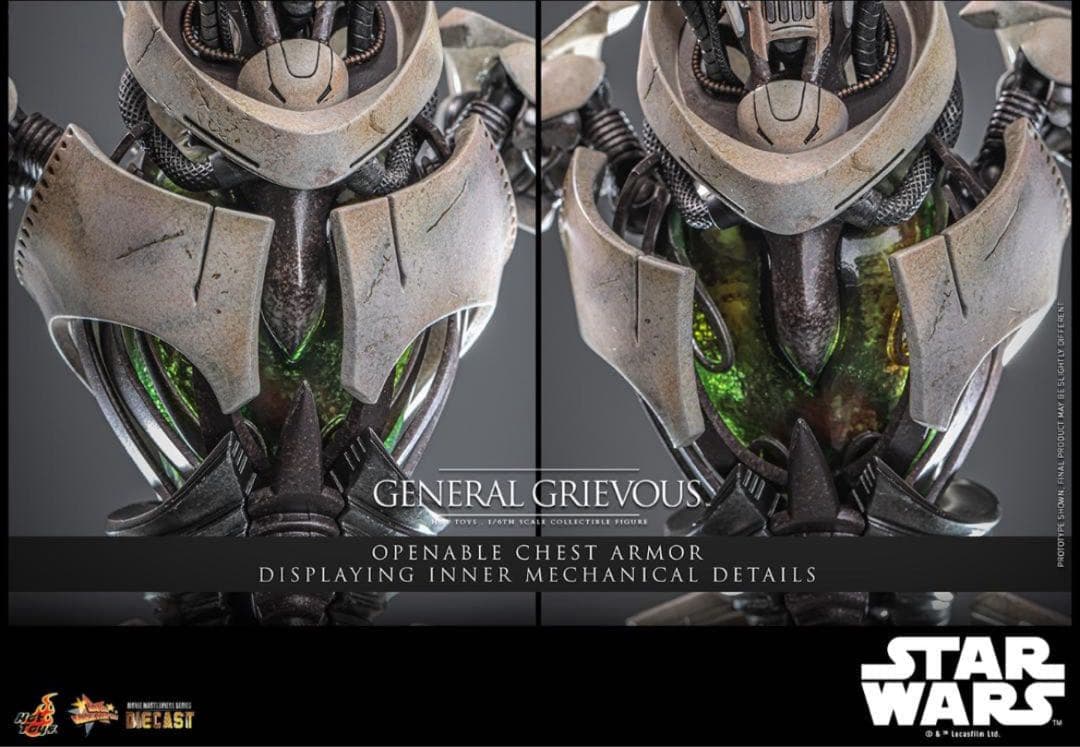 ホットトイズ スター・ウォーズ シスの復讐 グリーヴァス将軍 MMS760D67